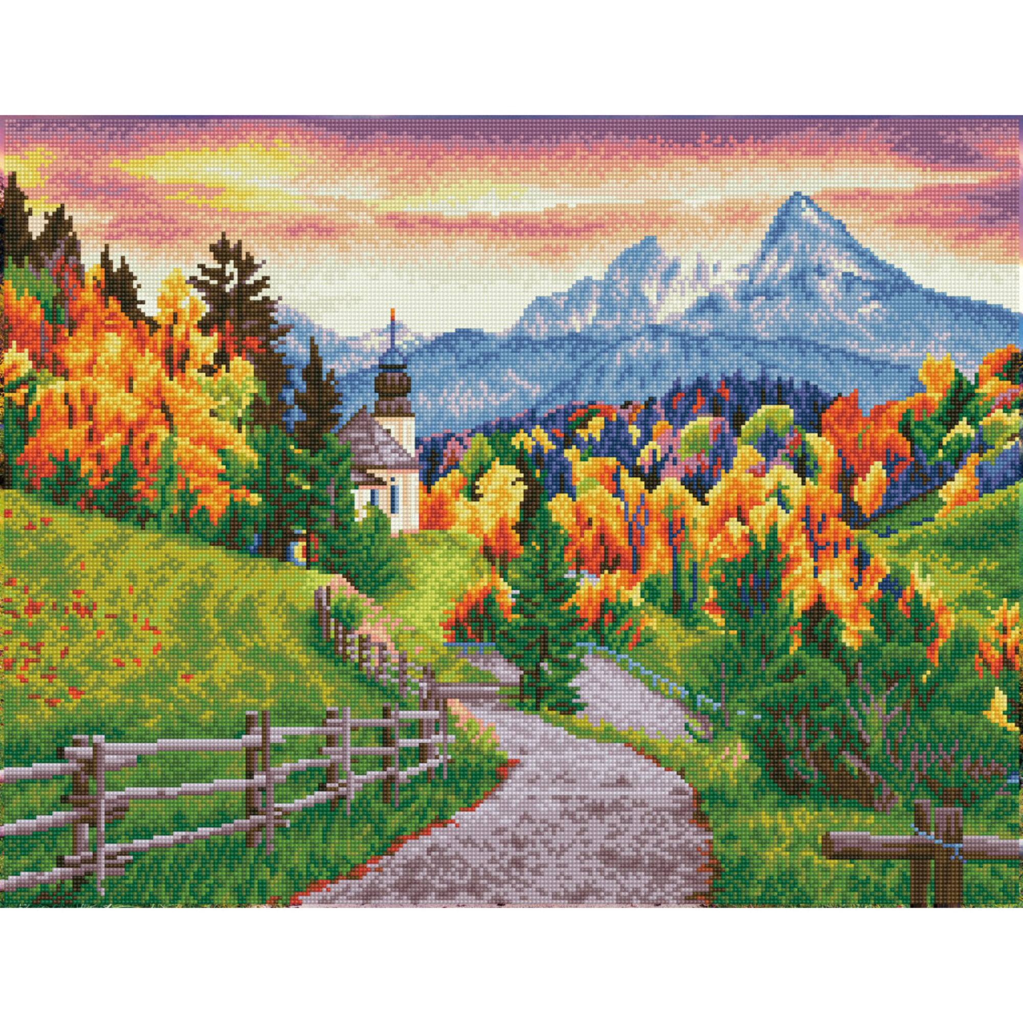 Diamond Dotz® Intermediate Maria Gern Church, Bavaria Diamond Art Painting Kit